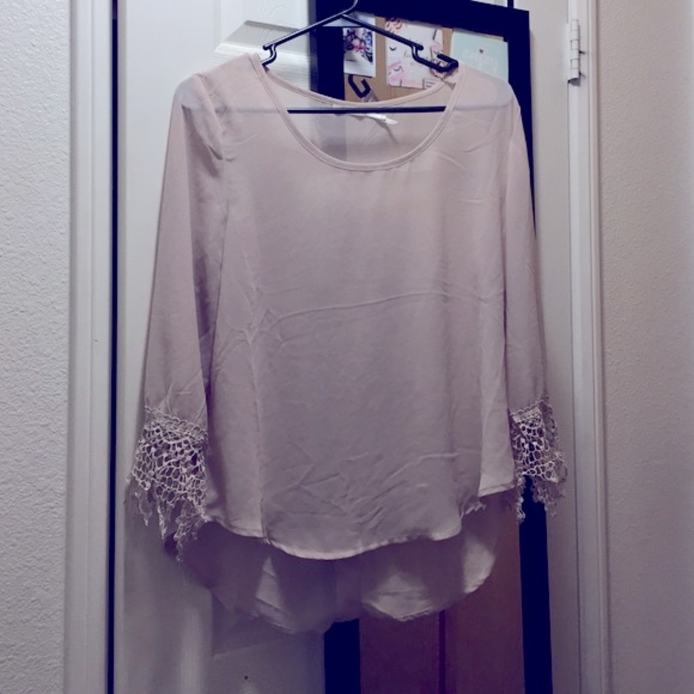Blush blouse